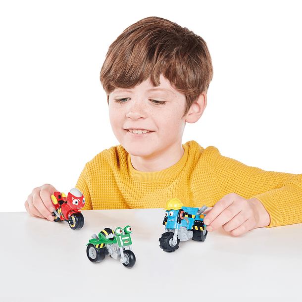 Pack 3 Motas Jake Rumbler e Amigos Motards 3