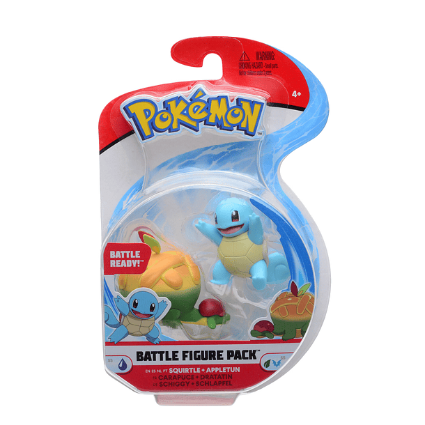 Figuras de Batalha - Squirtle + Appletun 1
