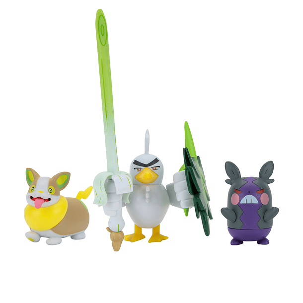 Figuras de Batalha - Sirfech´D + Morpeko + Yamper 2