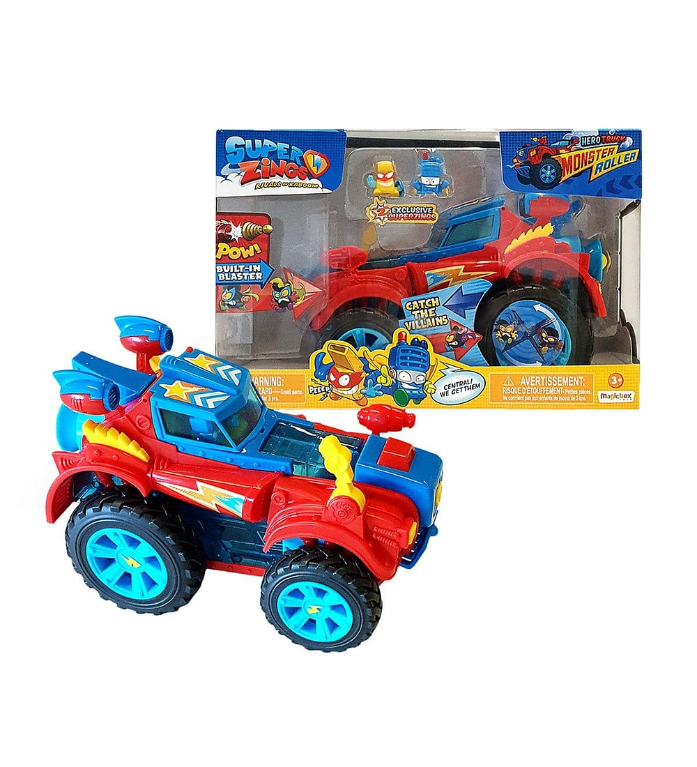 Super Zings - Monster Roller Truck dos Heróis