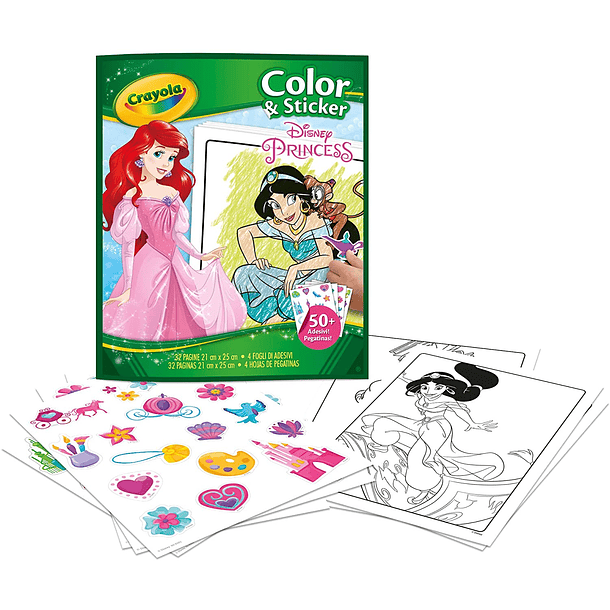 Crayola Color & Sticker - Disney Princess 