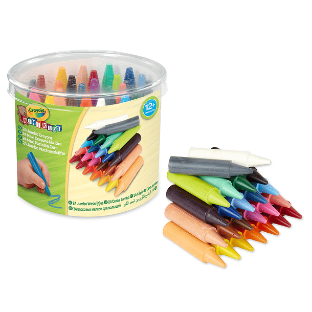 Crayola - 24 Lápis de Cera Jumbo 