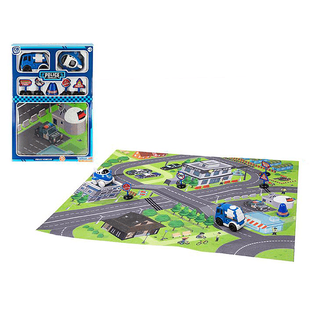 Speed & Go - Tapete com Veículos 1