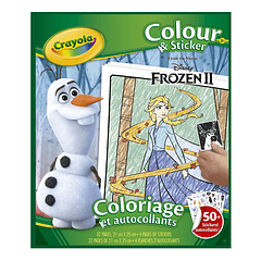 Crayola Colour & Sticker - Livro Frozen II