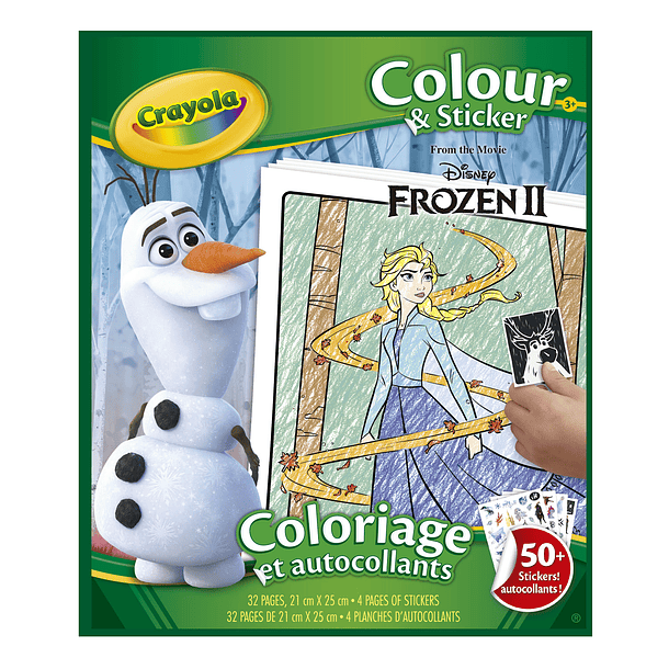 Crayola Colour & Sticker - Livro Frozen II 