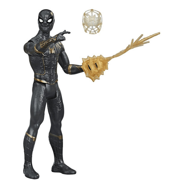 Mystery Web Gear - Spider-Man Traje Preto e Dourado 2