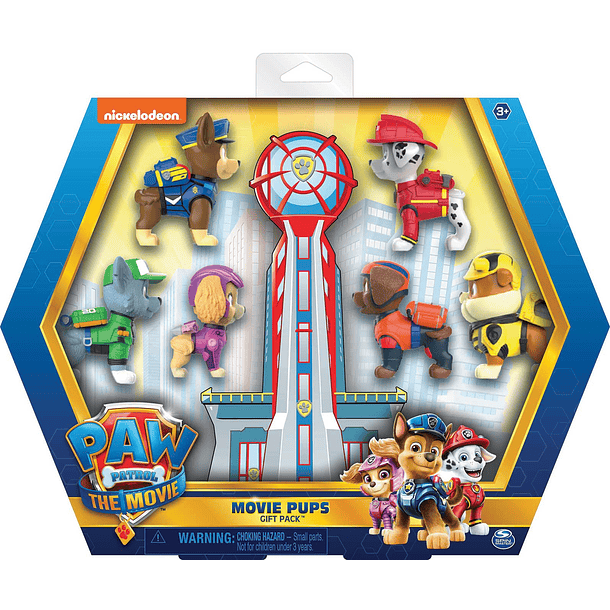 Patrulha Pata: O Filme - Pack 6 Figuras 