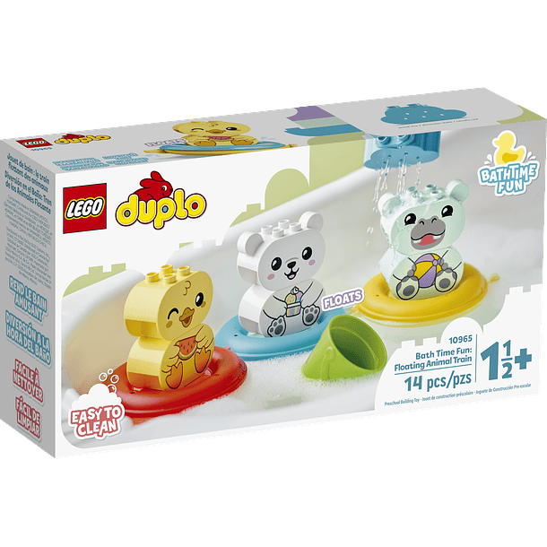 Hora do Banho Divertido: Comboio Animais Flutuantes 1