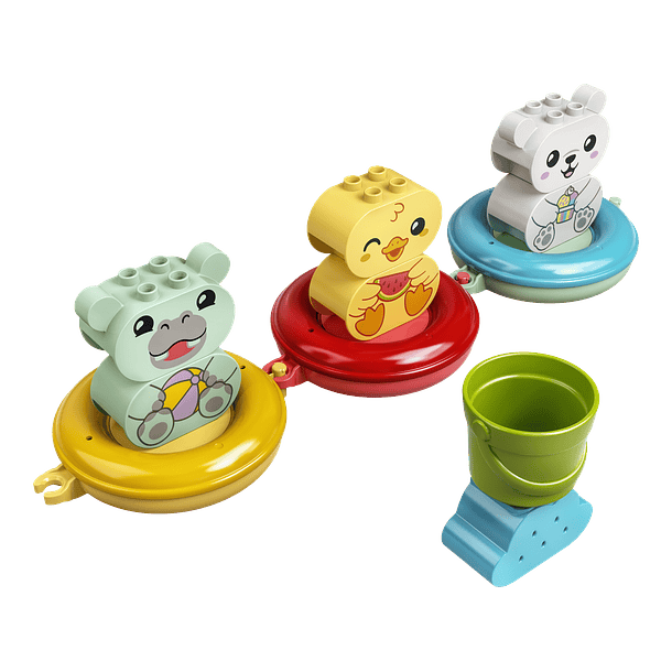 Hora do Banho Divertido: Comboio Animais Flutuantes 2