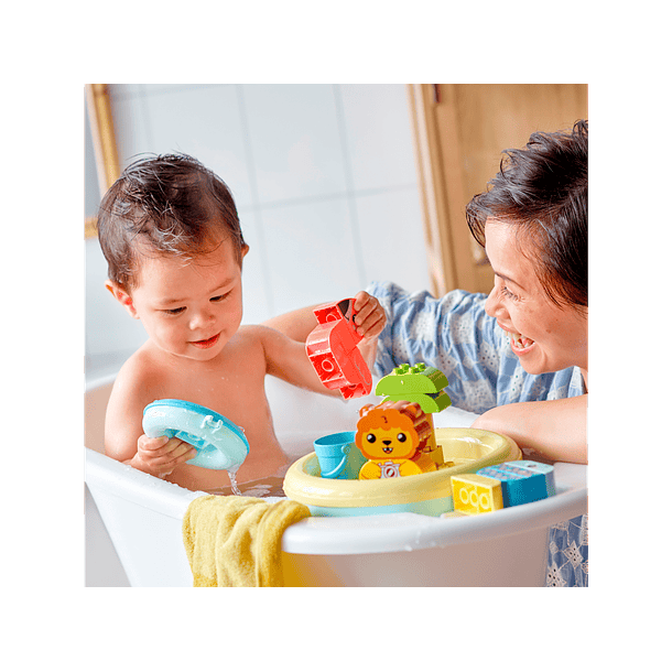 Hora do Banho Divertido: Ilha de Animais Flutuantes 5