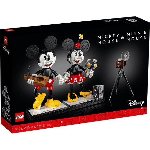 Personagens para Construir - Mickey Mouse e Minnie Mouse 1