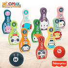 Woomax - Fisher-Price Jogo de Bowling de Madeira 1