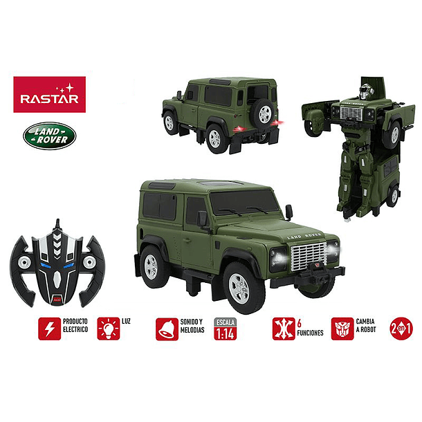 Rastar - Land Rover Transformável 