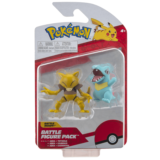 Figuras de Batalha - Abra + Totodile 1