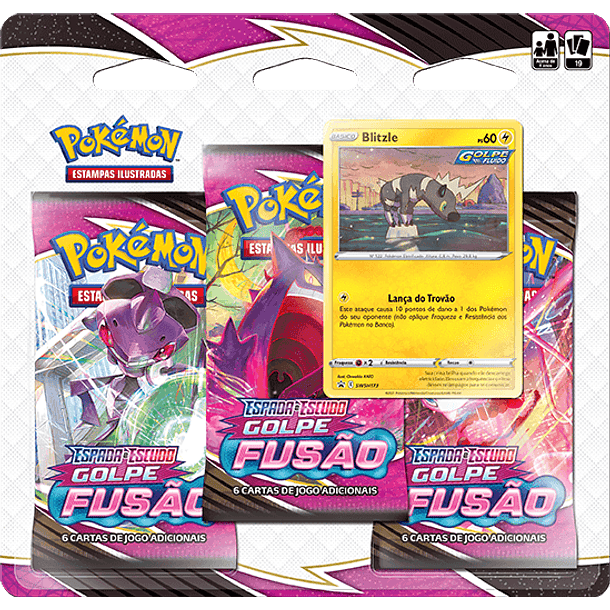 Pokémon - Blitzle Golpe de Fusão 3 Booster 