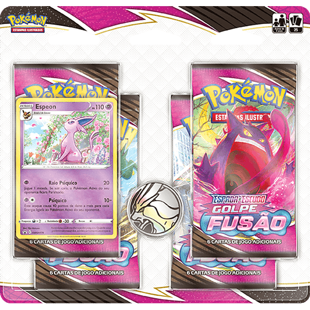 Pokémon - Espeon Golpe de Fusão 4 Booster 
