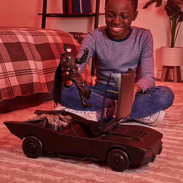 Batman Movie - Batmobile com Figura XL 7