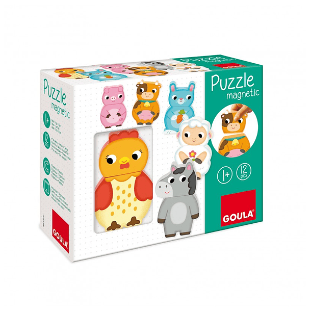 Puzzle Magnético de Animais da Quinta 1