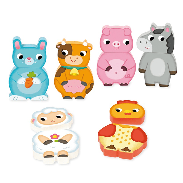 Puzzle Magnético de Animais da Quinta 2