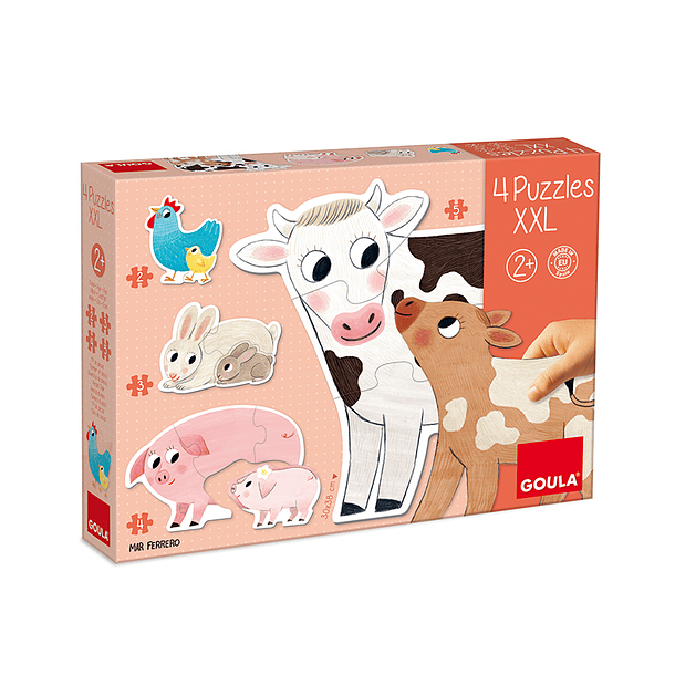 4 Puzzles XXL - Mamãs e Bebés 1