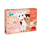 4 Puzzles XXL - Mamãs e Bebés 1