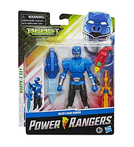 Figura Básica Power Rangers - Beast-X Blue Ranger