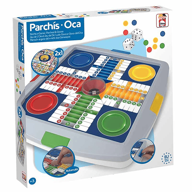 Jogo do Ludo + Ganso Automático