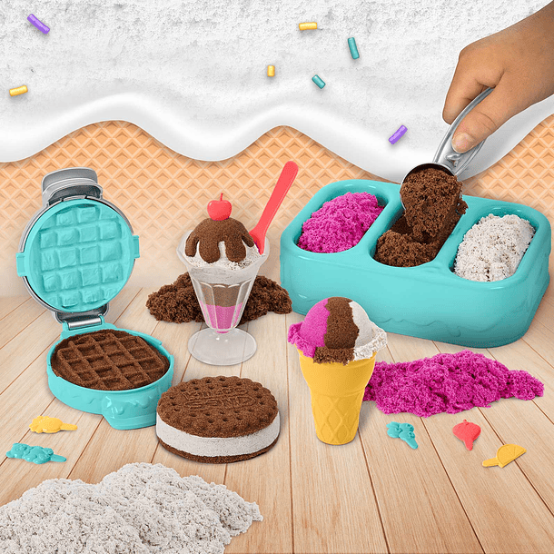 Kinetic Sand - Conjunto Gelados 3