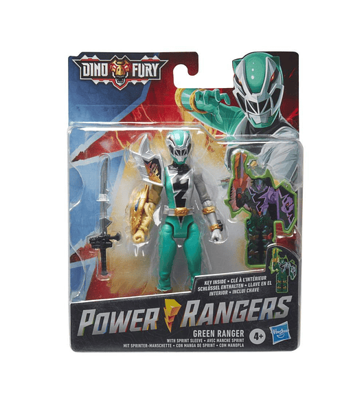 Figura Básica Power Rangers - Green Ranger