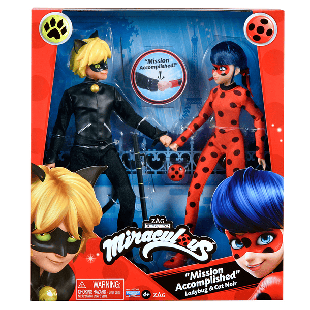 Boneca Ladybug & Cat Noir 1