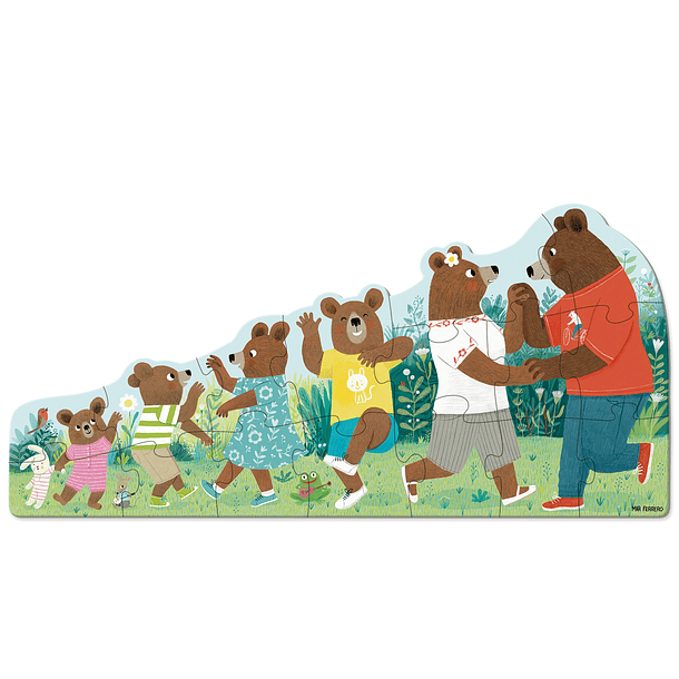 Puzzle XXL - Familia de Ursos 2