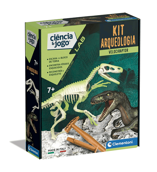 Kit Arqueologia - Velociraptor