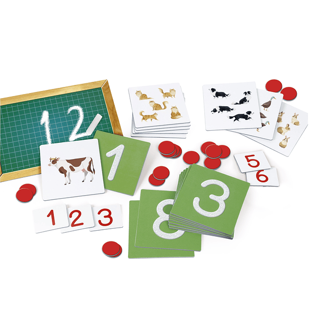 Montessori - Números Tácteis 2