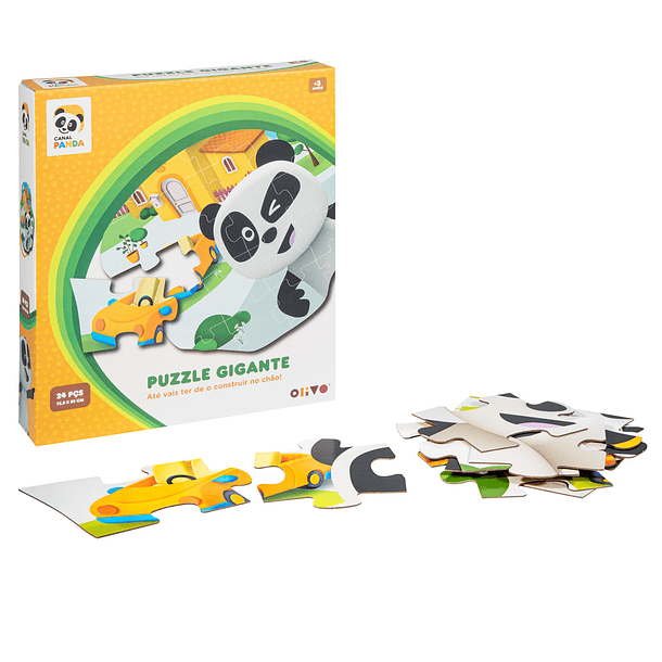 Olivo - Panda Puzzle Gigante 24 Peças  