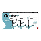 Shoko - Trotinete 3 Rodas Prime 3 em 1 Azul 1