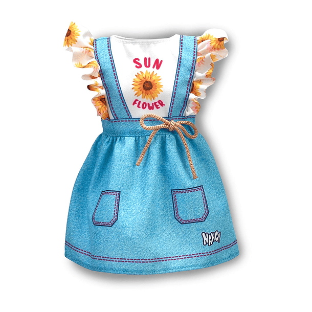 Nancy, Fashion Looks - Vestido Girassol 