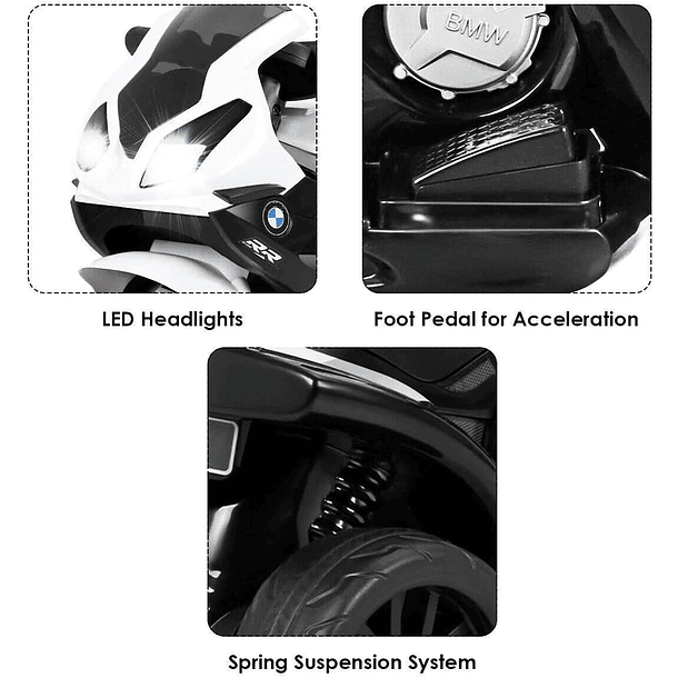 BMW S1000RR Preto 6V 3