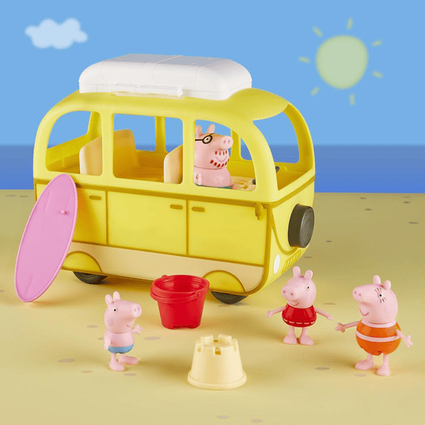 Peppa e a sua Minivan na Praia 3