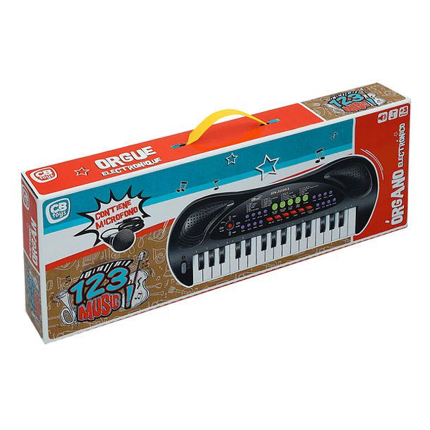 Orgão Eletrónico 18 Teclas com Microfone 1