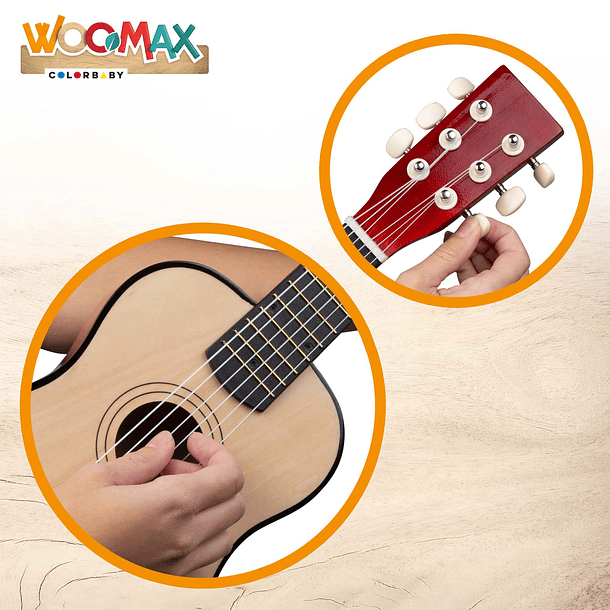 Woomax - Guitarra de Madeira 3