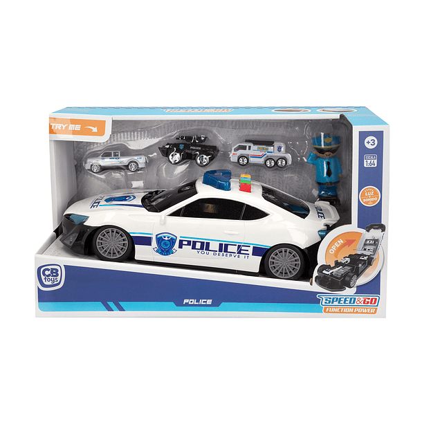 Speed & Go - Carro da Polícia Porta Carros 1