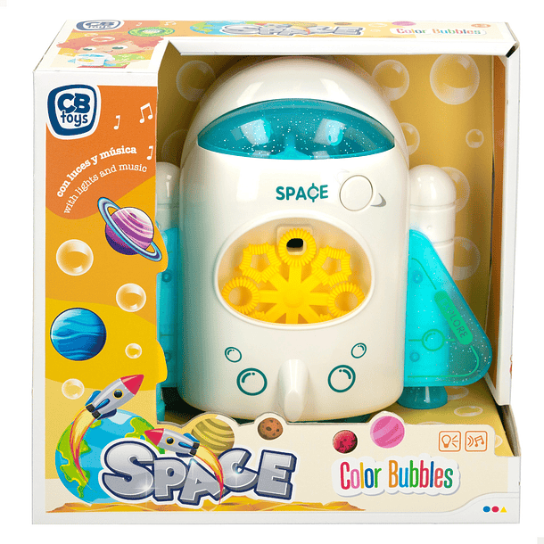 Color Bubbles - Nave Espacial Bolas de Sabão 1