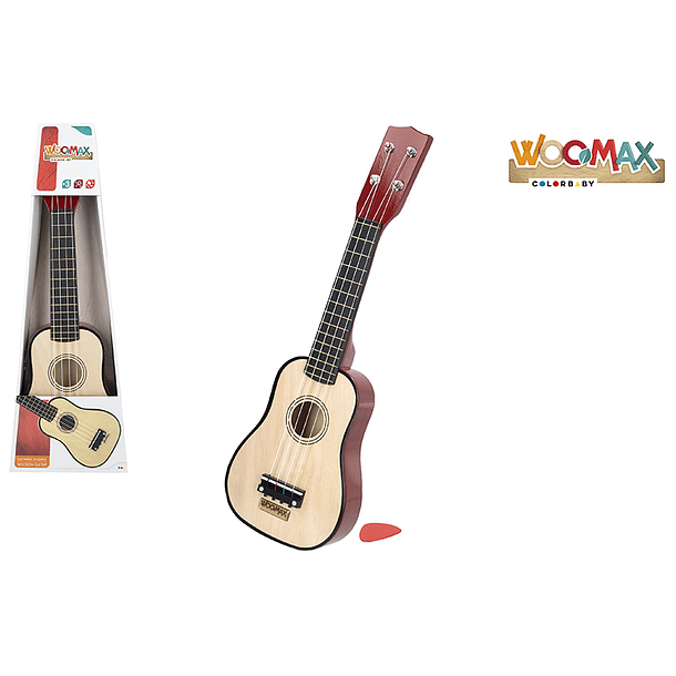 Woomax - Guitarra de Madeira 4 cordas 