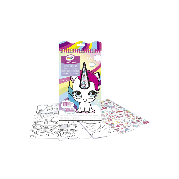 Crayola Creations - Bloco de Atividades Unicórnio 
