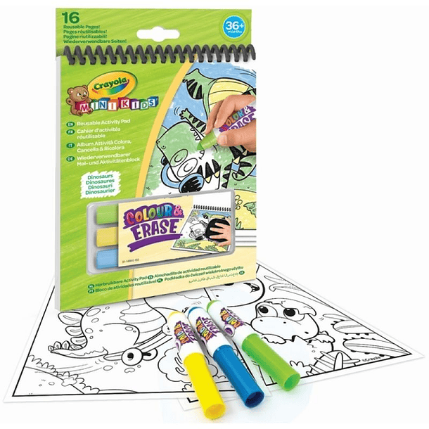 Bloco de Atividades Reutilizável - Dinossauros 