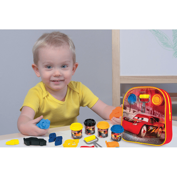 Cars - Mochila com Plasticina 4