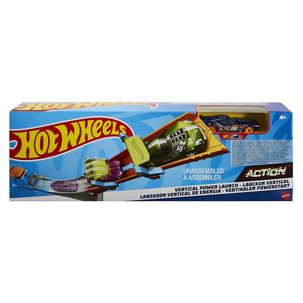 Hot Wheels - Pista Básica Lançador Vertical de Energia 1