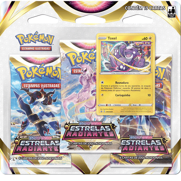 Pokémon - Toxel Estrelas Radiantes 3 Booster 