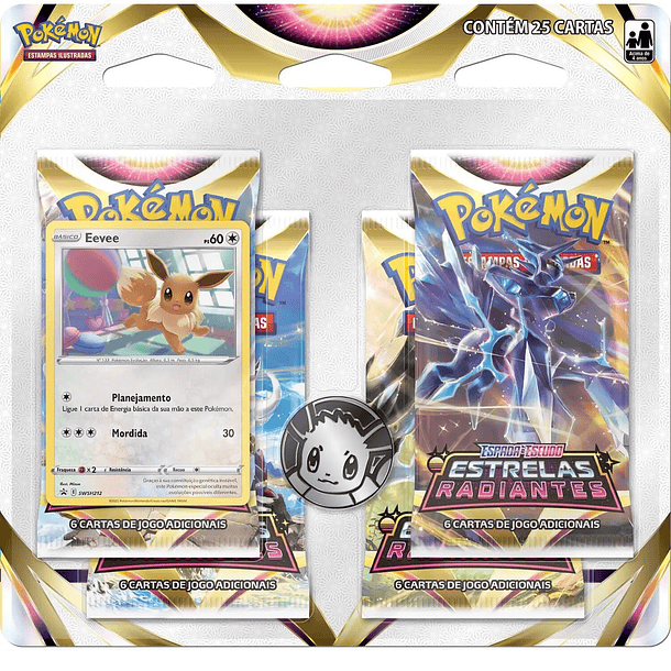 Pokémon - Eevee Estrelas Radiantes 4 Booster 