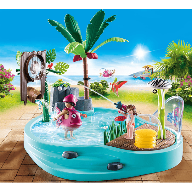 Piscina Divertida com Pulverizador de Água 3